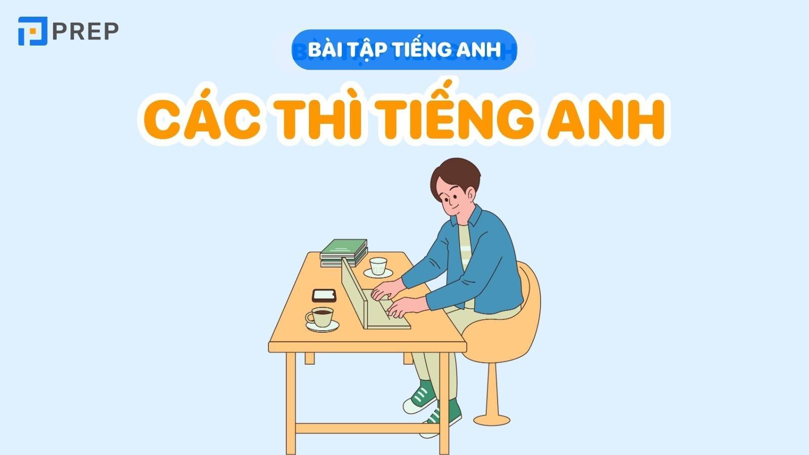 Bài tập các thì trong tiếng Anh