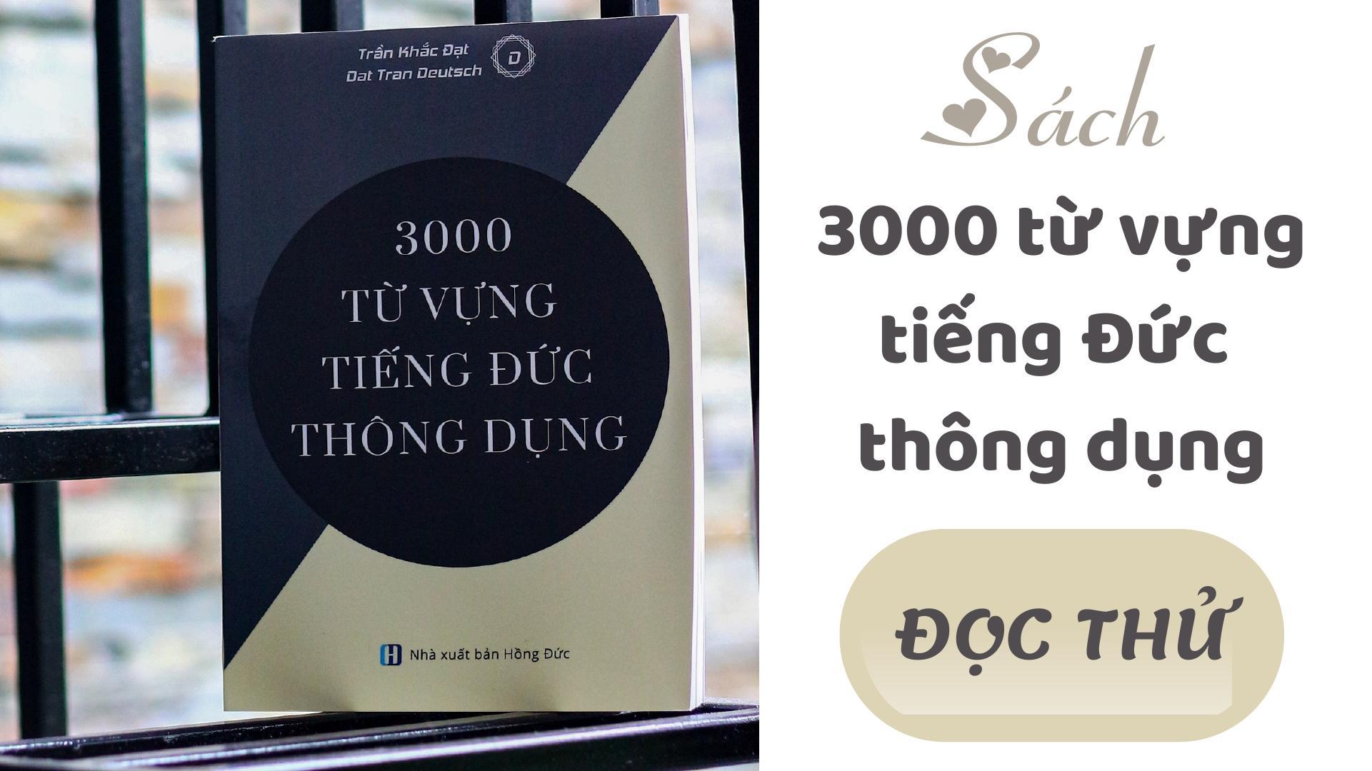 Sách 3000 từ vựng tiếng Đức