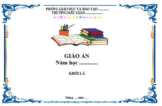 Mẫu giáo án ngang