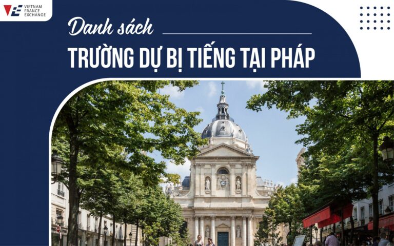 Danh sách trường Dự bị tiếng tại Pháp