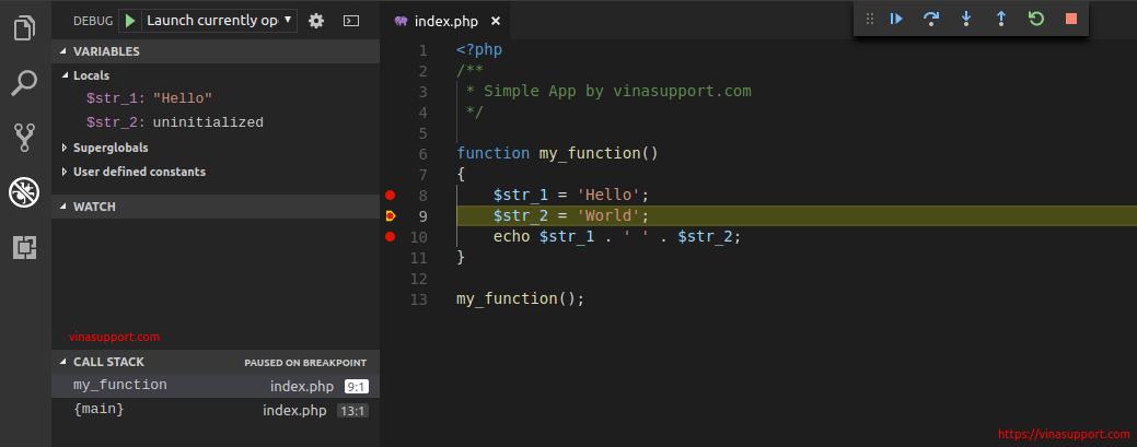 Debug PHP với Visual Studio Code