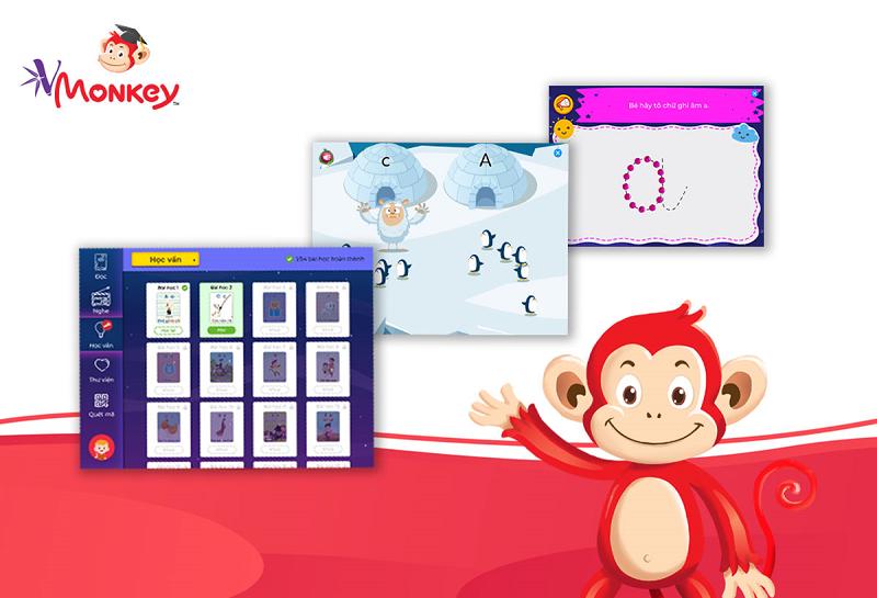 VMonkey - Ứng dụng dạy học hiệu quả số 1 cho trẻ hiện nay.