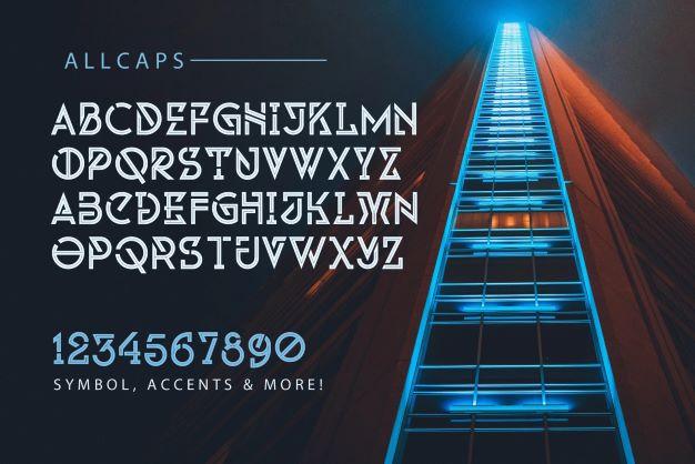 font chữ technology viễn tưởng