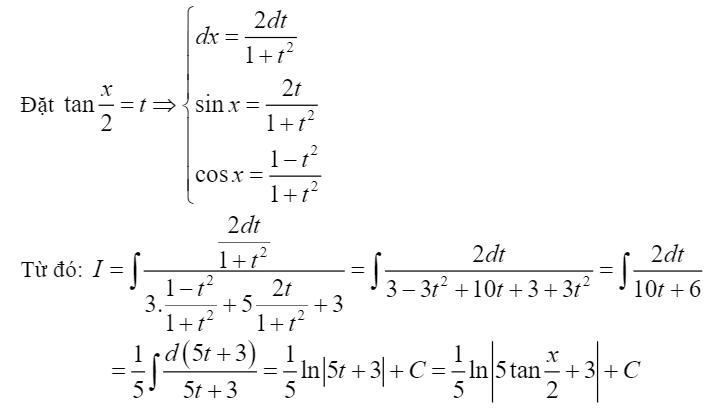 Ví dụ minh họa - bài tập tìm nguyên hàm hàm số lượng giác