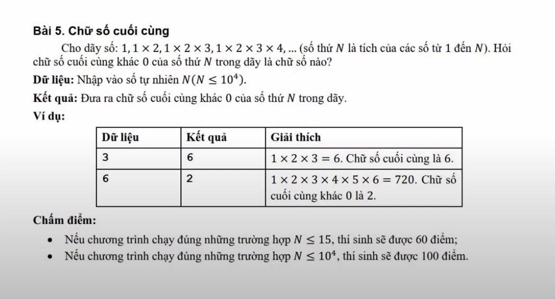 Đề thi tin học trẻ bài 5 TP Hà nội 2023