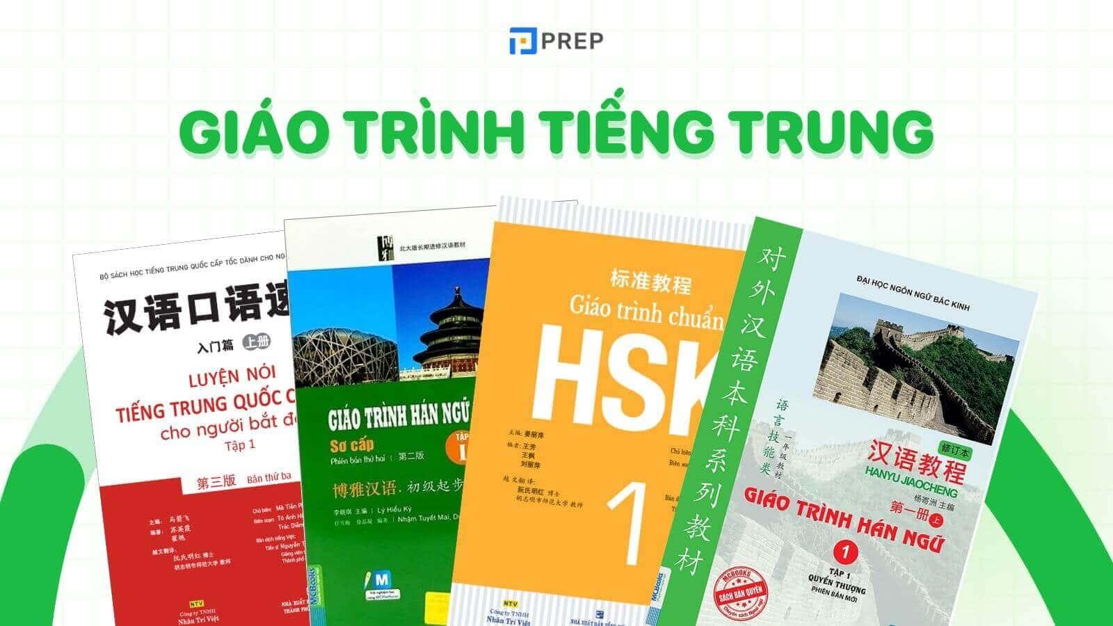 Tổng hợp 7 cuốn giáo trình tiếng Trung cho người mới bắt đầu