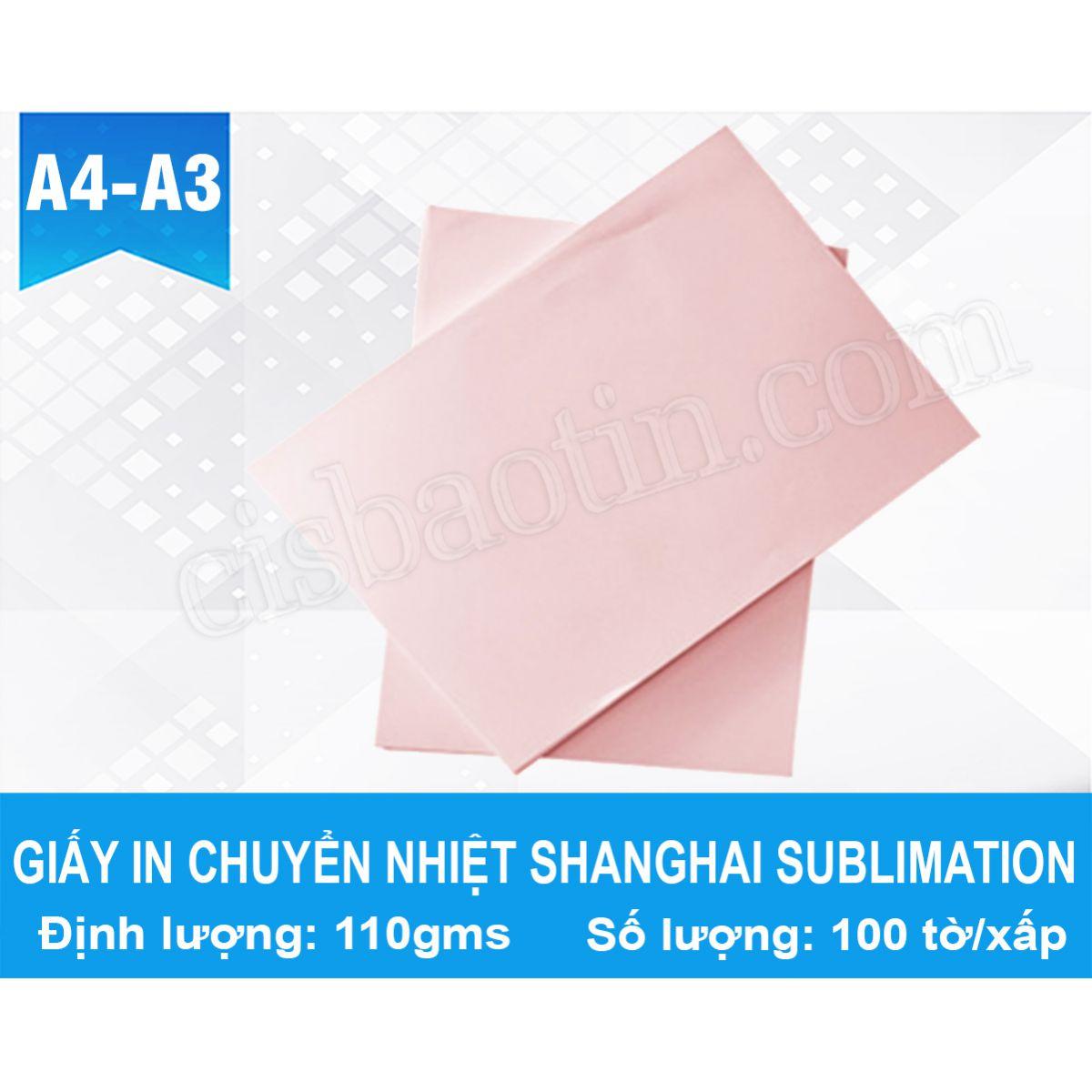 Giấy in chuyển nhiệt đế hồng