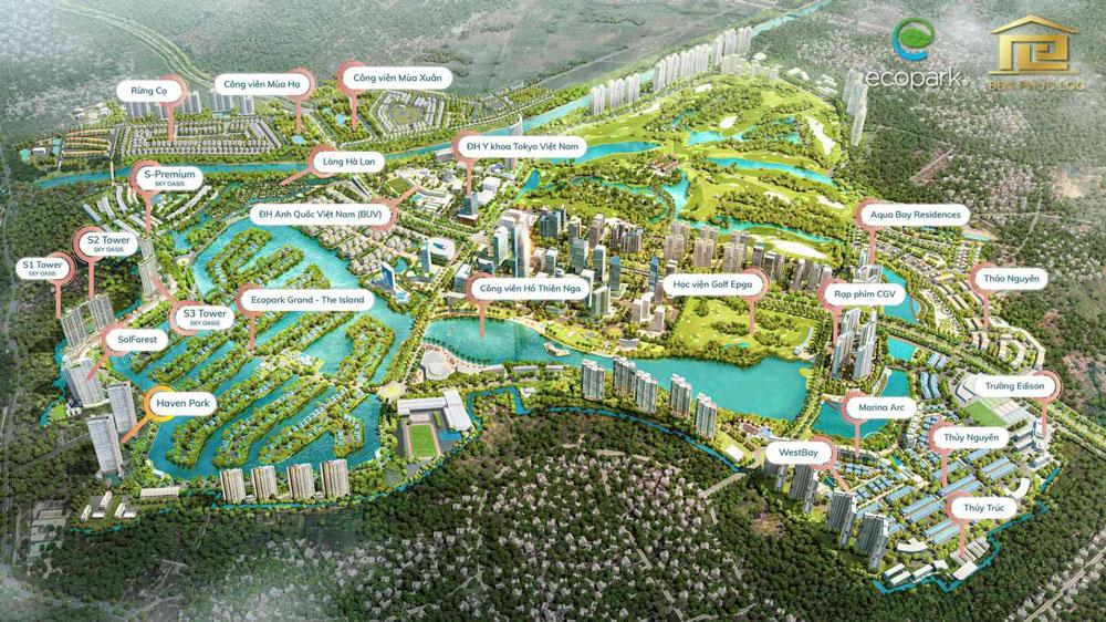 CBD Ecopark – Phân khu trung tâm kinh tế tài chính của Thành phố Xanh