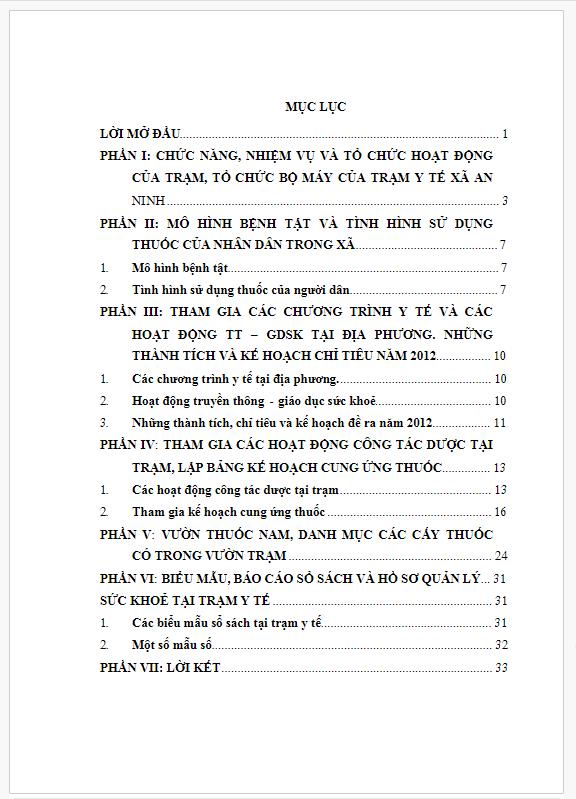 Thực tập thực tế tại trạm y tế xã An Ninh (Tiền Hải, Thái Bình)