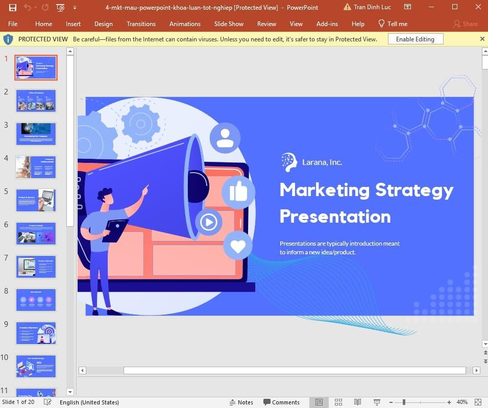 Mẫu khóa luận tốt nghiệp Powerpoint ngành Tài chính ngân hàng 5