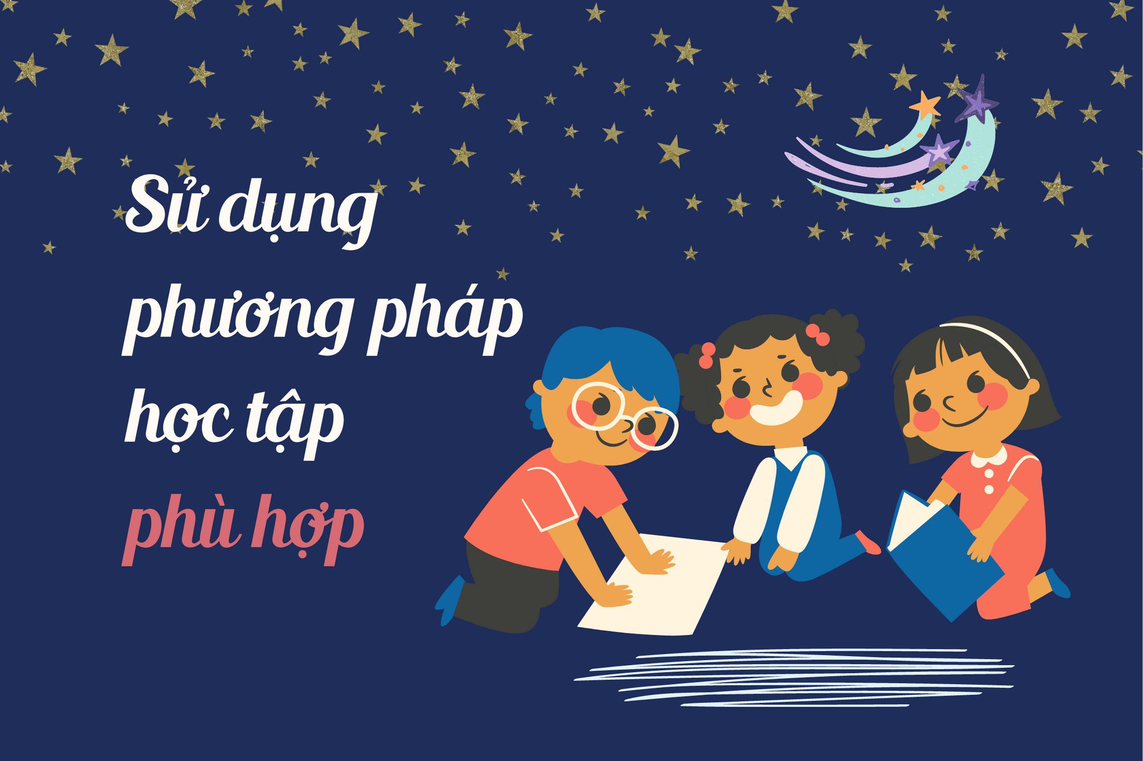 Sử dụng phương pháp học tập phù hợp chính là cách lập kế hoạch học tập hiệu quả