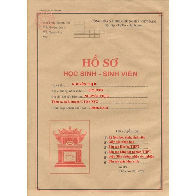 Hướng dẫn hoàn thiện “Sơ yếu lý lịch học sinh, sinh viên” mới nhất