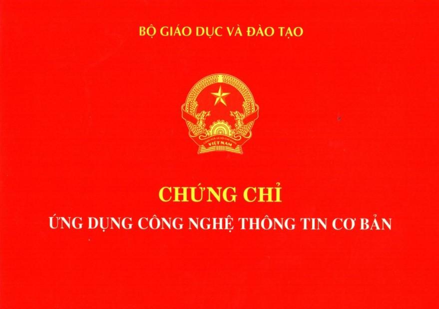 Chứng chỉ Ứng dụng Công nghệ thông tin Cơ bản