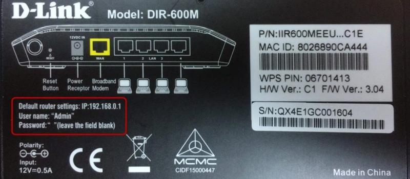 Chuẩn bị thông tin IP, tên người dùng và mật khẩu modem WiFi