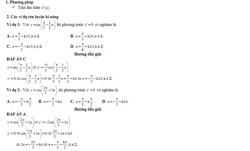 [Dạng 1. Tìm vi phân của hàm số y = f(x).]