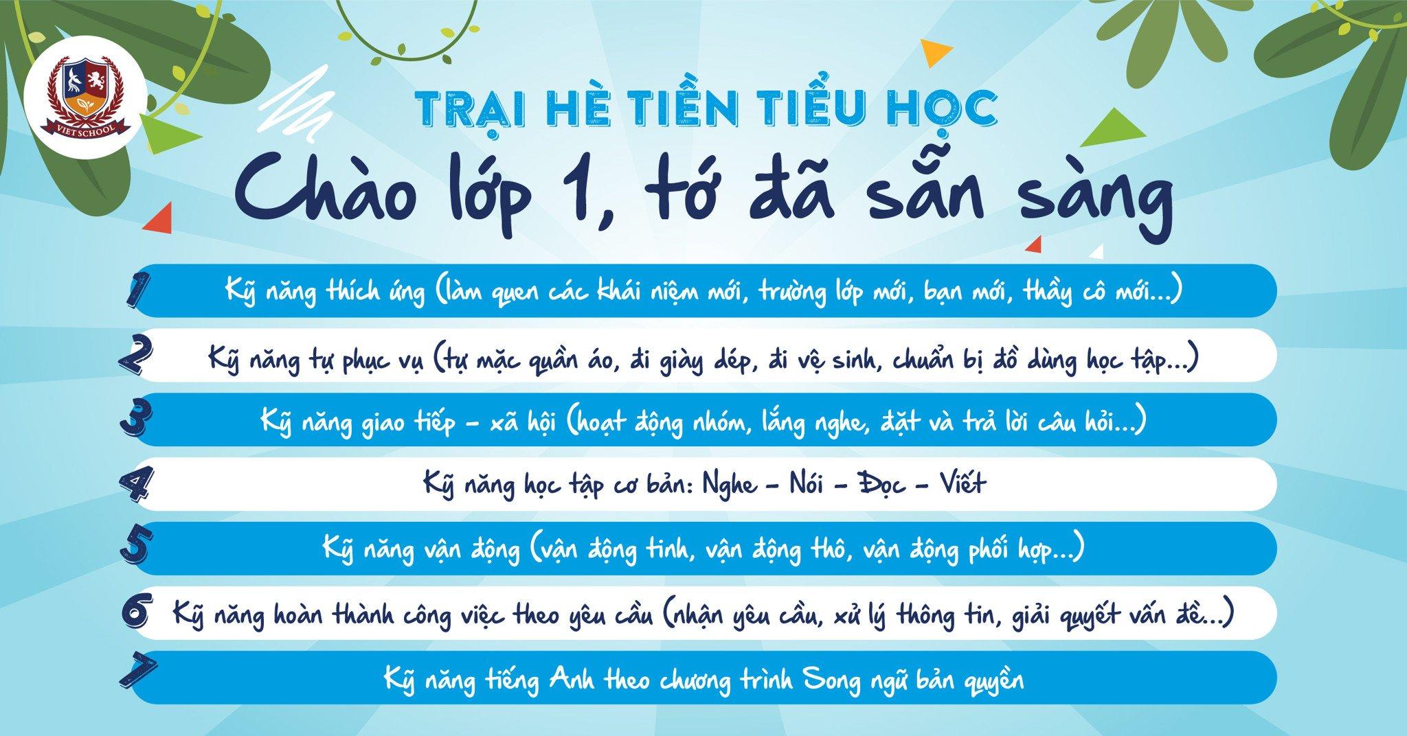 Trại hè - Hệ thống trường Vietschool